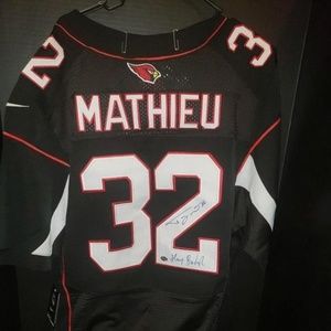 Tyrann "Honey Badger" Mathieu Autographed